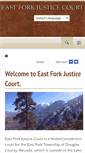 Mobile Screenshot of eastforkjusticecourt.com